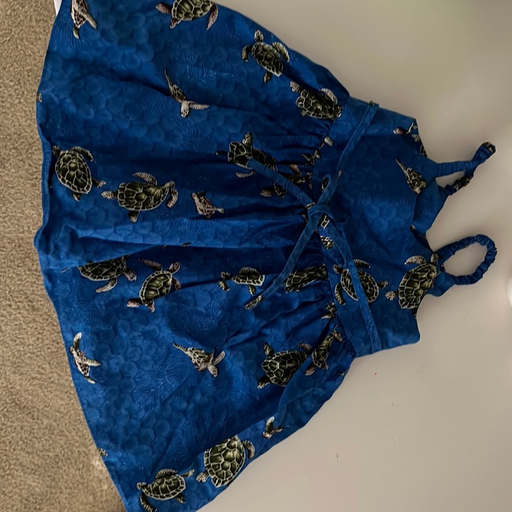Blue turtle dress